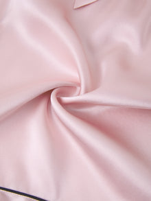 Blushing Skies Short Sleeve and Tap Pants Set In Mulberry Silk - Peach Sorbet