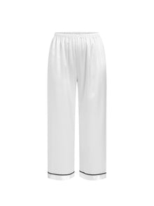 Lunar Glow Silk Pajama Set In Mulberry Silk - Lunar Halo